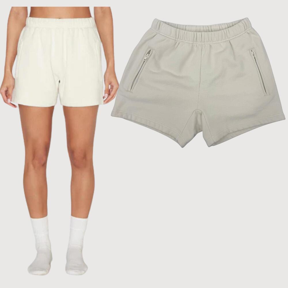 Khy Fleece Shorts 5" Inseam Ecru XXS
